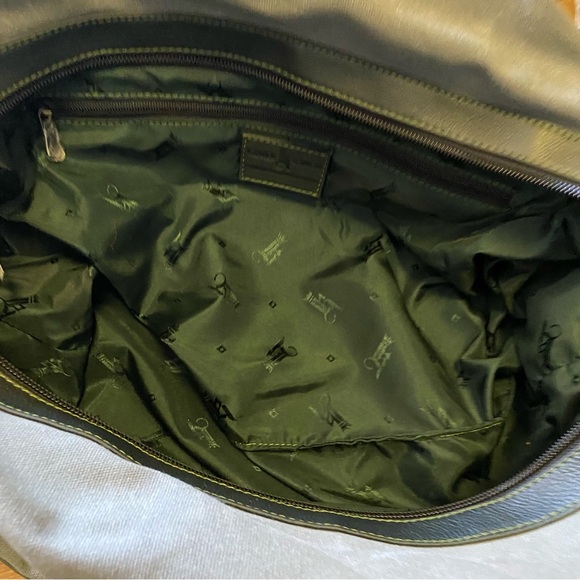 Links & Kings Canvas And Leather Duffle Bag 23”x13”x9” - Picture 9 of 10